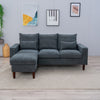 Panana Linen Fabric Sofa 1, 2 or 3 Seater Modern Couch Suite Set ottoman