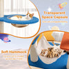 Indoor Cat Furniture 124cm Tall Cat Tree w/ Cloud & Star Platforms