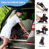 3 Wheel Golf Push Cart Lightweight Folding Pull Golf Trolley Golf Bag Holder