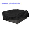 5 Seater Rattan Furniture Set Lounge Corner Sofa Set Table w/ Cover Garden Patio