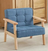 Blue MINI Single Children’s Sofa with Fabric Upholstery kids chair 3-5-30/31