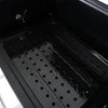 Smoker Barbecue Outdoor Charcoal Portable Grill Camping BBQ Side Table w/ Wheels