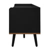 Modern TV Unit TV Stand Cabinet with Storage Media Units for Living Room Black