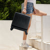 Wheeled Black Suitcase Cabin Trolley Bag Hand Luggage Carry On Travel Case