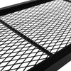 Industrial Console Table with Mesh Shelves Hallway Table Living Room Entryway
