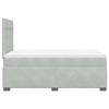 Box Spring Bed with Grey 120x200 Q3I3