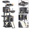 Dogat 158cm Cat Tree for Indoor Cat Tower w/7 Sisal Scratching Posts 9-1-531