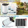 3Pcs Folding Camping Table Stool Set Portable Lightweight Picnic Table LED Chair