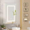 Bathroom Mirror Cabinet w/ LED Shelves Storage Illuminated Lights Wall Mounted