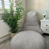 Snug Lounge Chair Beanbag - Pre-Filled Large Adults Bean Bag Chair Furniture