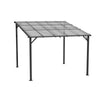 Garden Pergola Polycarbonate Roof Shelter Awning Gazebo Outdoor Canopy Party