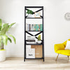 4-Tier Bookshelf Storage Shelving Unit Space Saving Ladder Shelf Display Rack