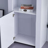 High Gloss Display Cabinet with LED Light Storage Sideboard Cupboard Modern