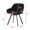 2X Luxury Bar Stools Padded Velvet Breakfast Kitchen Pub Restaurant Living Room