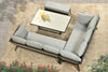 Rattan Garden Outdoor Furniture, Marlborough Corner Set, High Quality Grey Set