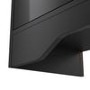 High Gloss 2 Door TV Unit Cabinet 135cm Black TV Stand Sideboard Entertainment