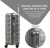 20 Inch Small Cabin Luggage - Lightweight Travel Suitcase with Spinner Wheels