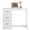 3 Drawer Dressing Table White Makeup Desk Wooden Bedroom Furniture Desk New