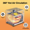 Air Oven 26L Low Fat Healthy Cooker Air Fryer Oil Free 360° Hot Air Circulation
