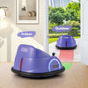 Electric Ride on Bumper Car 12V Electric 360° Spin Car Purple