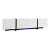 TV Stand Cabinet TV Unit with Low Panel Modern TV Cabinet for Living Room White