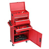 Heavy Duty Roller Tool Cabinet Storage Chest Box Garage Workshop 4 Drawers Red