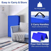 Folding Gymnastics Mat 8' x 4' x 2" Thickened Exercise Mat Home Gym Fitness