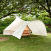 Curved Bell Tent Awning – 350gsm 100% Cotton Canvas – White