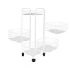 Tiered Kitchen Food Veg Storage Bathroom CaddyRack Organise Fruit Trolley Basket