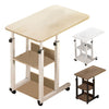 Over Bed Table Storage Shelf Aid Hospital Height Adjustable Laptop Tray Trolley