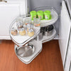 Pull out Blind Corner Basket Twin Shelves Holder Rack Soft Close Cabinet Kitchen