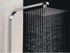 300mm Bathroom Mixer Shower Thermostatic Dual Head Square Rainfall Chrome Set
