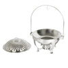 Stainless Steel Chafing Dish with Hook up 6L Round Catering Warmer Server for