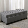 Large Chesterfield Storage Ottoman Bench Box Widnow Seat Stool Bedroom Footstool