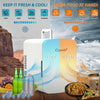 15L Mini Fridge Table Top Electric Cooler & Warmer Portable Ice Box Office Car