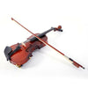 4/4 Natural Maple Wood Acoustic Violin w/ Case Row Rosin Tunder Shoulder Rest