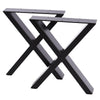 X-Steel Table Leg Heavy Duty Metal Dining Coffee Bench Office Desk Steel Trestle