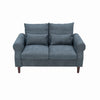 Panana Linen Fabric 2 & 3 Seater Sofa Couch with Wood Legs 3 Colours