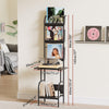 Smilesun Record Player Stand Vinyl Record Storage Turntable Stand for 200 Albums
