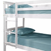 Kids Bunk Beds Double Pine Wooden Bunk Beds With Mattresses 3FT Single Bed Frame