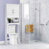 Bathroom Organizer Over the Toilet Storage Cabinet w/Open Shelf