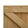 Large Wooden Garden Gate Solid Pine Wood Door Pedestrian Gate with Fitting Kits