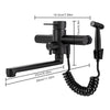 New 360° Wall-mounted Kitchen Tap Stainless Steel Bathroom Faucet with Spray Gun