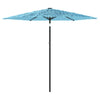 Garden Parasol with Steel , Beach Parasol, Crank Mechanism for Garden, P9H3