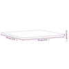 Table Top 70x70x1.5 cm Square Solid Wood Beech