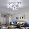 Modern LED Lamp White Frame Ceiling Light Dimmable Pendant Lights Chandelier