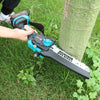 6+8in Mini Cordless Chainsaw 21V Electric One-Hand Saw Wood Cutter UK