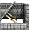 Rattan Garden Corner Sofa Table Stools Set Outdoor Patio Garden Furniture Set