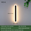 LED Wall Light Sconce Waterproof Outdoor Lamp Exterior Lights Long Strip Modern
