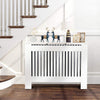 92cm Tall White Radiator Cover Wall Cabinet Radiator Enclosure Grill Shelf Decor